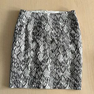 RW & Co Snakeskin Print Skirt